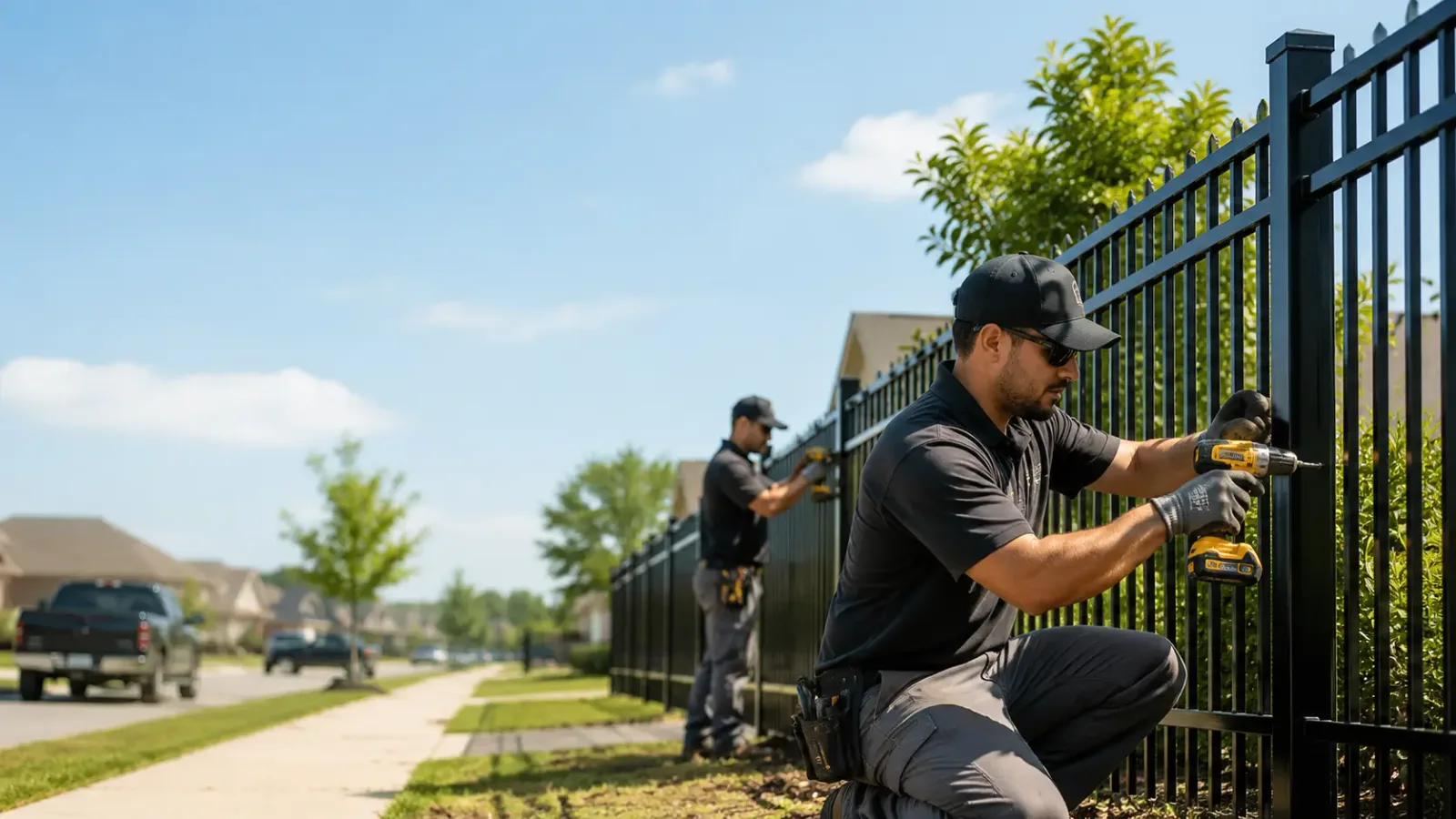 Metal Fence Installation in Unionville Center, OH